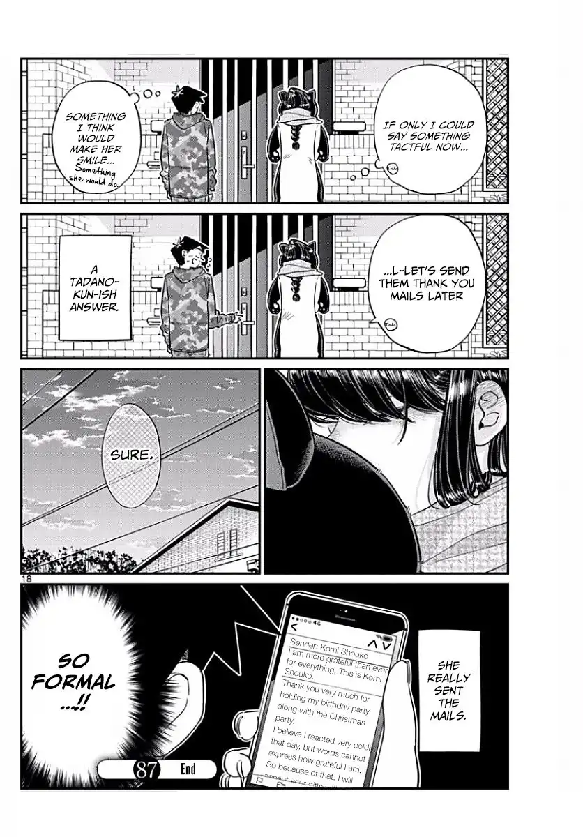 Komi-san wa Komyushou Desu Chapter 87 4